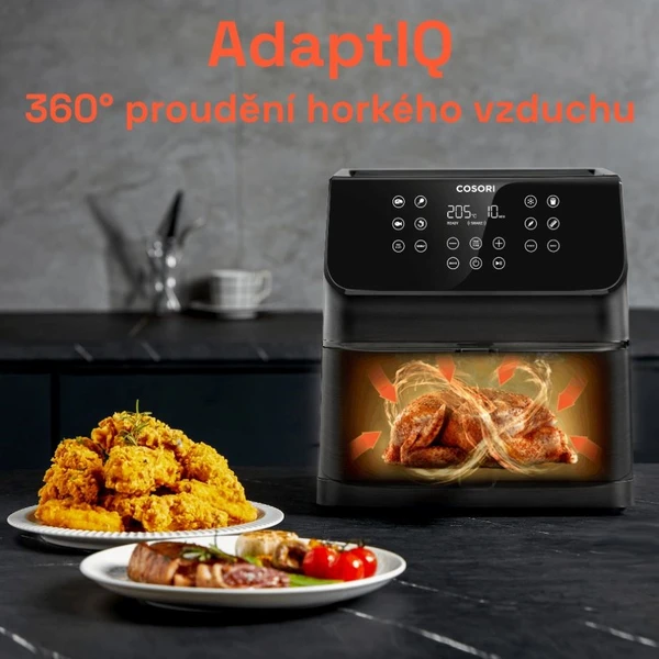 Cosori P651 PREMIUM II Chef edition 6,2l teplovzdušná fritéza čierna - Fritézy - Obrázok b48eeaedfeb94bba97c997486fb781ee