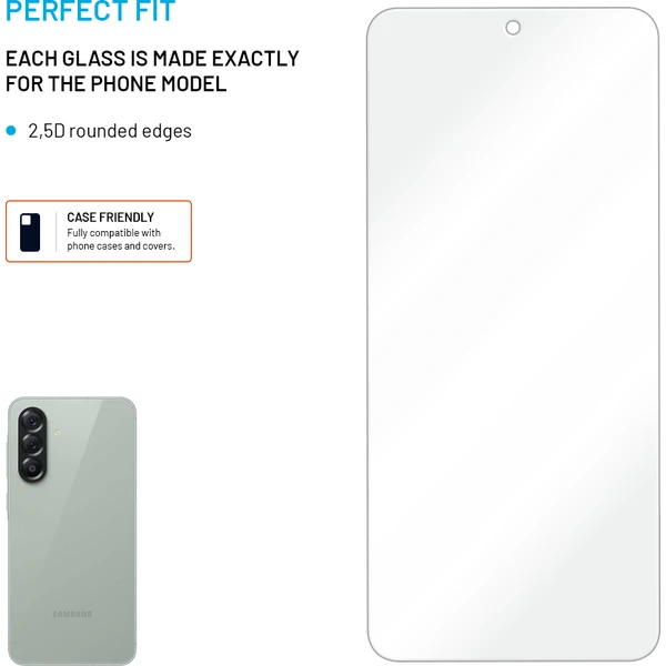 FIXED 2,5D tvrdené sklo Samsung Galaxy A57 5G, 2ks priehľadné - Ochranné fólie a sklo - Obrázok b4a87dc3ae2e443484e667a808827fb6