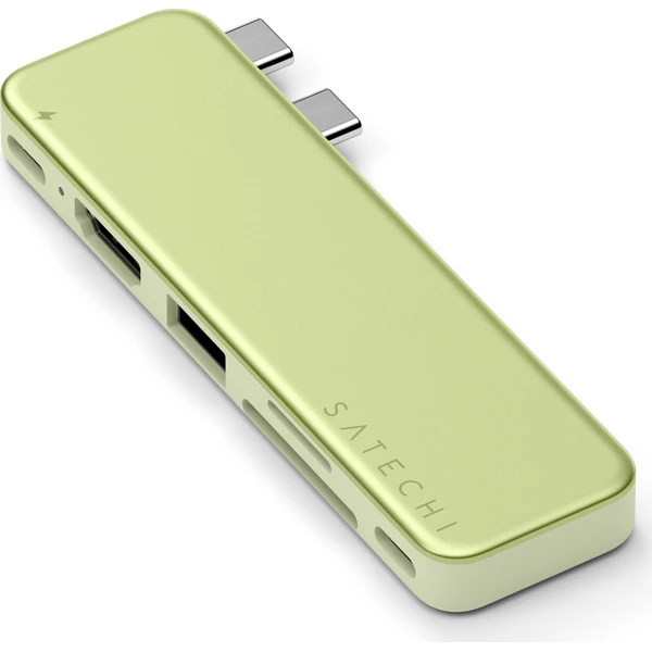 Satechi USB-C Snap Hub (1x HDMI 4K 60Hz, 1x USB-C až 5 Gbps, 1x USB-A 3.0 až 5 Gbps, 1xUSB-C P - USB huby - Obrázok b4bb72572ee14e62a4140917615209b6