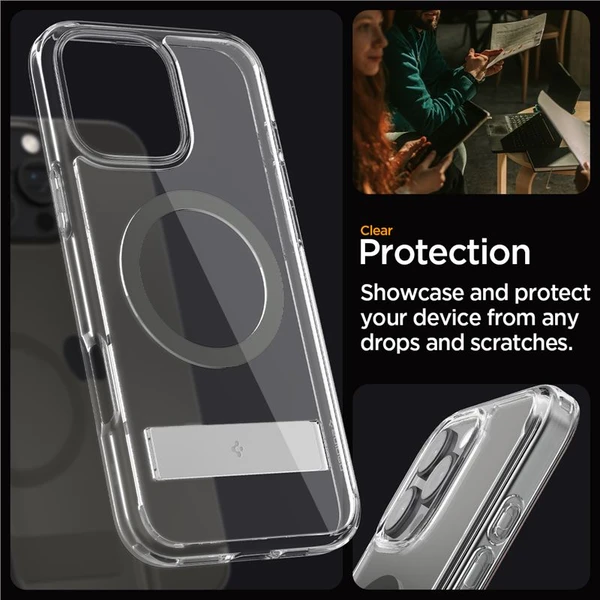 Spigen Ultra Hybrid S MagSafe kryt iPhone 16 Pro Max graphite - Puzdra - Obrázok b4bdefa5873149b8bc43fd37147d9f70