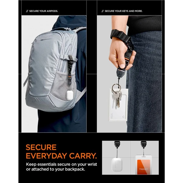 Spigen Universal Wrist Lanyard Strap DA30S univerzálny popruh čierny - Popruhy a crossbody - Obrázok b4d51ecc0ff8403a843d82caebe03ddc