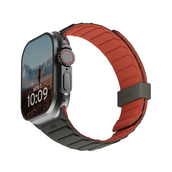 UAG Pathfinder remienok Apple Watch 49/46/45/44/42mm olivový/oranžový