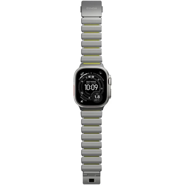 Nomad Stratos Band FKM remienok Apple Watch 45/46/49mm Natural Titanium/Volt - Remienky - Obrázok b4e400248e8845bfa1cd86001e35f20c
