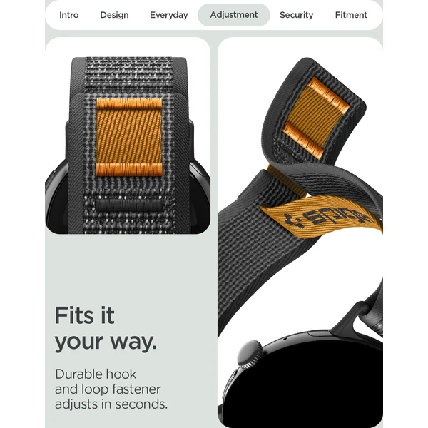 Spigen Athlex Air, active black orange - Google Pixel Watch 5/4/3 45mm - Remienky - Obrázok b4e5d720db55476ebd098224fef5a882