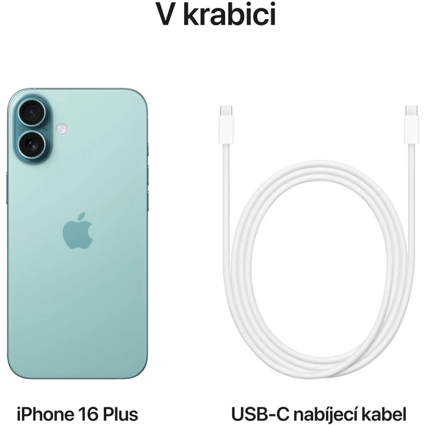 Apple iPhone 16 Plus 512GB modrozelený (Kategória A) - Mobilné telefóny - Obrázok b4f068e9c7994355890523a83d73ef61