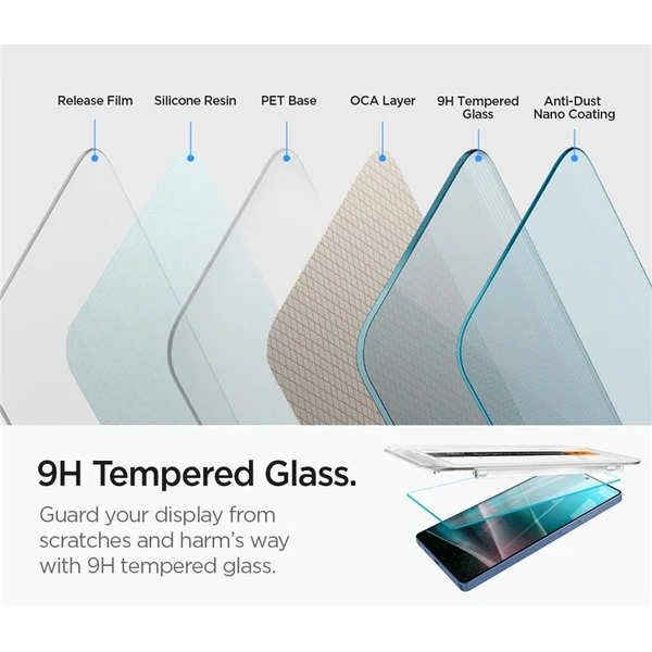 Spigen Glass TR EZ Fit HD sklo Samsung Galaxy S25 Ultra číre (2 ks) - Ochranné fólie a sklo - Obrázok b506b35427114471a592069b56ee963d