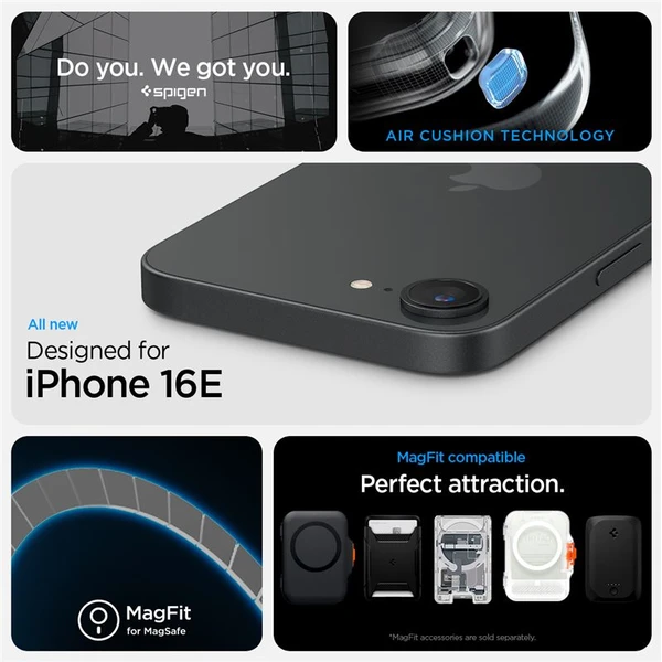 Spigen Rugged Armor MagSafe kryt iPhone 17e/16e matne čierny - Puzdra - Obrázok b5084d826bb5423f9366907c13ef0b96