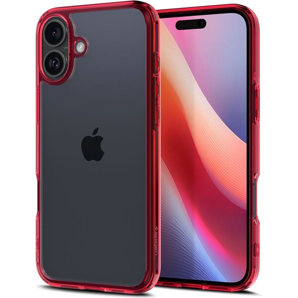E-shop Spigen Ultra Hybrid kryt iPhone 16 red crystal