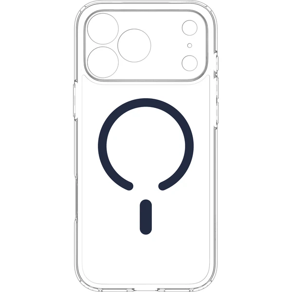 Spigen Ultra Hybrid MagSafe kryt iPhone 18 Pro/17 Pro priehľadná tmavomodrá - Puzdra - Obrázok b538fcef49284d8899a7c4276488191e
