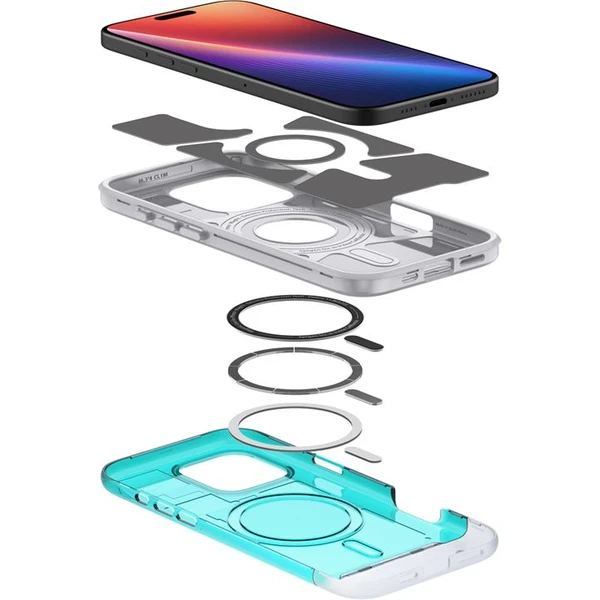 Spigen Classic C1 MagSafe kryt iPhone 16 Pro bondi blue - Puzdra - Obrázok b5797e2221a1476686cc7dd10c0fe4c6
