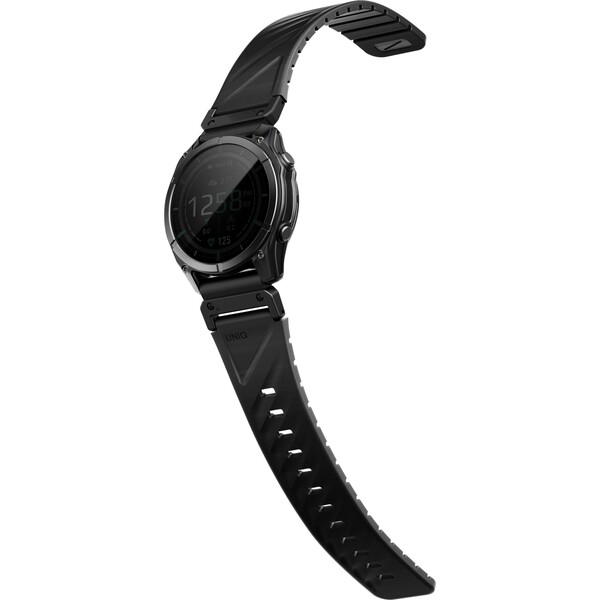 UNIQ Fluo Magnetický remienok pre Garmin (Quick Release/QuickFit 26 mm) Midnight Black - Remienky - Hlavný obrázok