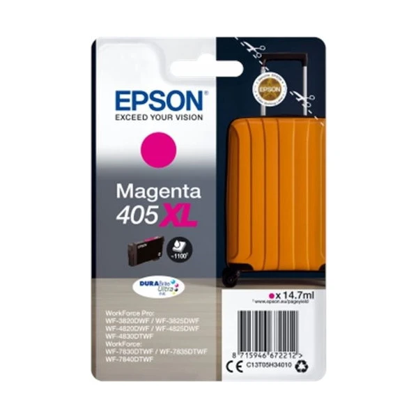 Epson 405XL Suitcase DURABrite Ultra Purpurový - Tonery - Hlavný obrázok