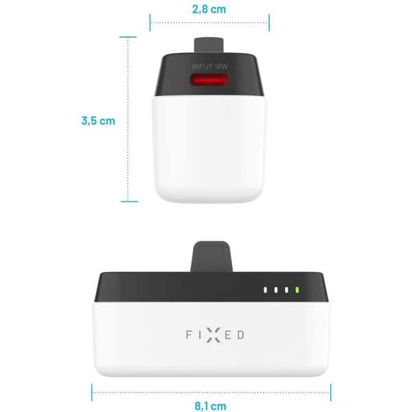 FIXED Zen 5 Plug-in PowerBank (PD) 20W, 5000 mAh biela - Powerbanky - Obrázok b5a170d9aec0464b92b0423dcc4c52a2