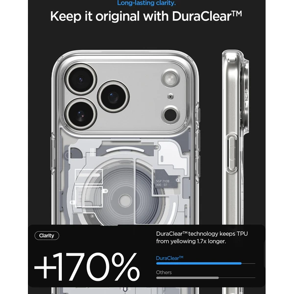 Spigen Ultra Hybrid MagSafe kryt iPhone 18 Pro Max/17 Pro Max zero one white - Puzdra - Obrázok b5c8e21fc7744e79a564d609238eb47e