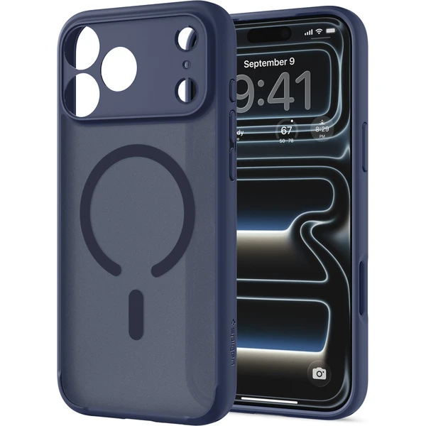 Spigen Ultra Hybrid MagSafe kryt iPhone 18 Pro Max/17 Pro Max frost deep blue - Puzdra - Obrázok b5cdf35116ee403ea9ff48acbf476ea4