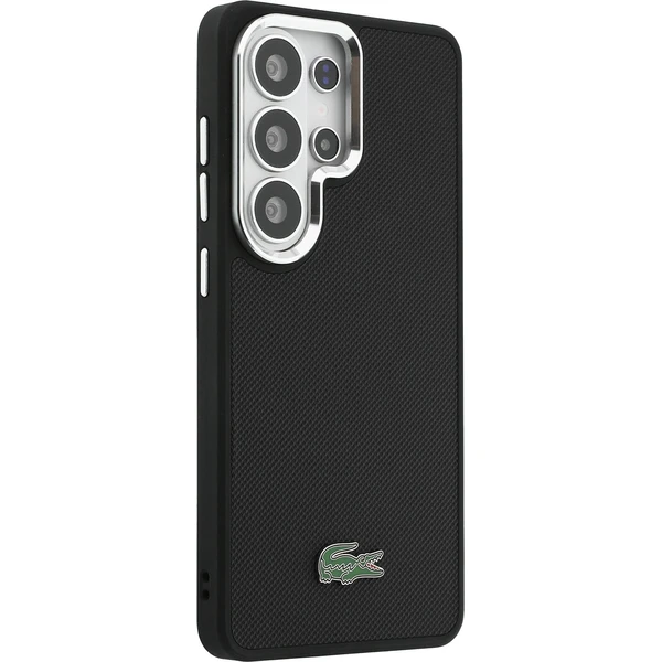 Lacoste Petit Pique Kovové Logo Magnetický kryt Samsung Galaxy S26 Ultra čierny - Puzdra - Obrázok b5d7121e0d2f4931b538d7035cabc55a
