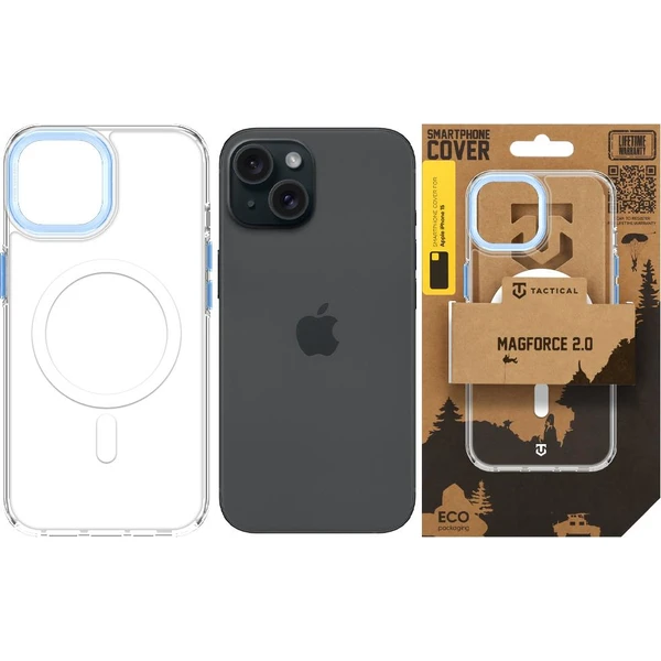 Tactical MagForce 2.0 Kryt pre Apple iPhone 15 Blue - Puzdra - Obrázok b5dcba82ccdd445cb1952c3de53f6213