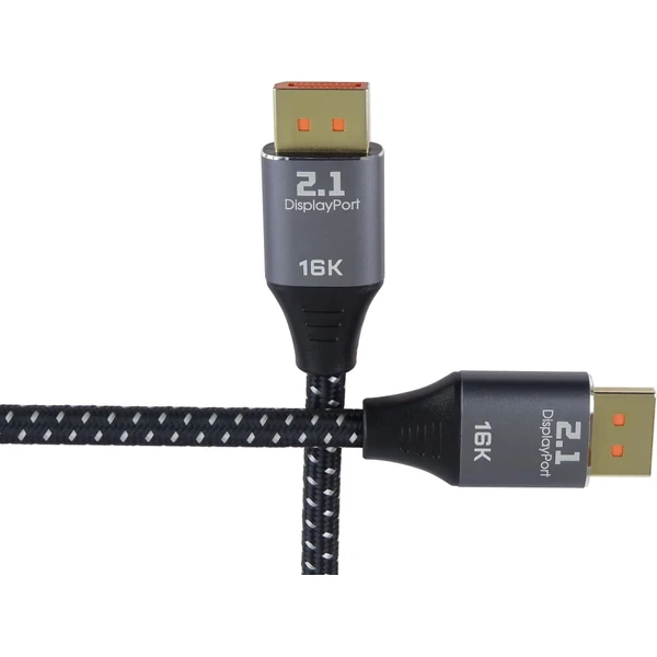 PremiumCord DisplayPort 2.1/DisplayPort 2.1 kábel 16K 1,5m čierny/biely - Káble a redukcie - Obrázok b5e90ca0e31a40a4ad666d31b41b79ac