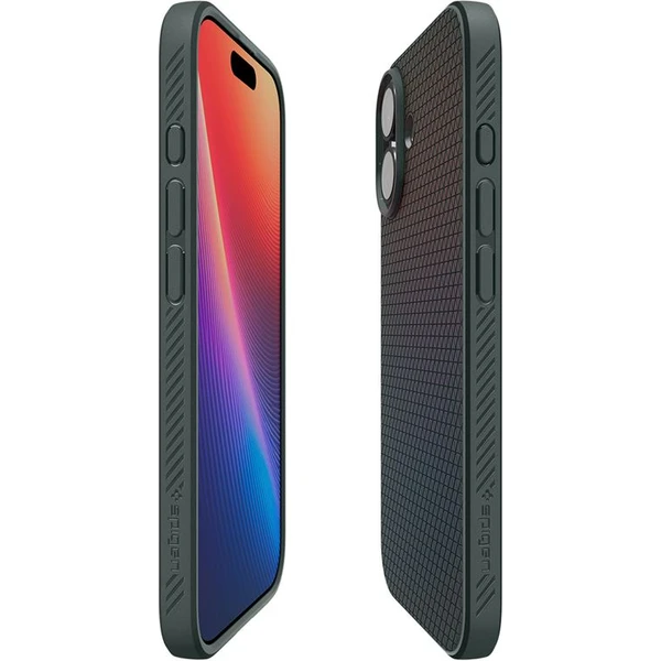 Spigen Liquid Air kryt iPhone 17 abyss green - Puzdra - Obrázok b6023af8a06f49dfb8fd0960dd34c5da