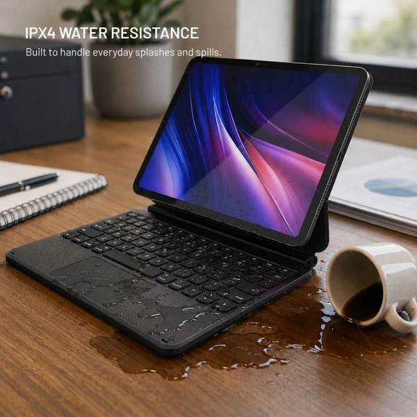 FIXED Typee Alu pouzdro s bezdrátovou klávesnicí iPad Pro 11" (18-22)/iPad Air (20-26), CZ, bílé - Puzdra s klávesnicou - Obrázok b6026a8817f242ff93120fbaf98c1c69