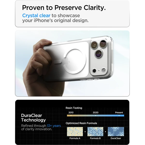 Spigen Ultra Hybrid MagSafe kryt iPhone 18 Pro/17 Pro priehľadná biela - Puzdra - Obrázok b6040a5750324d948986ff944b7fd571