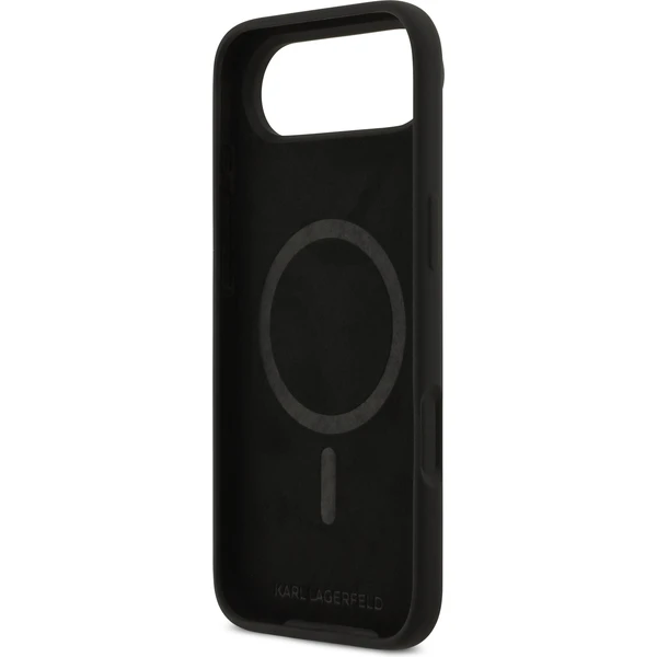 Karl Lagerfeld Liquid Silicone Double Heads MagSafe kryt iPhone Air čierny - Puzdra - Obrázok b60c758e49754f328b306ace42efdaad
