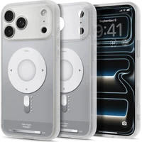 Spigen Ultra Hybrid MagSafe kryt iPhone 18 Pro Max/17 Pro Max klasická strieborná - Puzdra