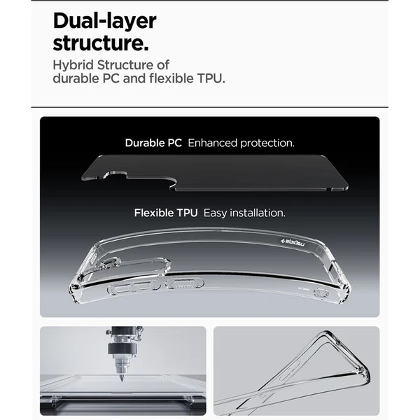 Spigen Ultra Hybrid kryt Samsung Galaxy S25 číry - Puzdra - Obrázok b6136ae40798464d932c73a3258d5676