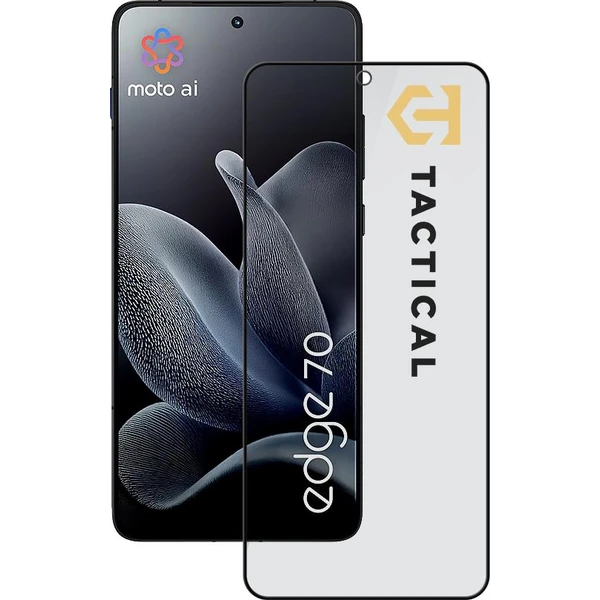 Tactical Glass Shield Privacy Stealth 5D sklo pre Motorola Edge 70 čierne - Ochranné fólie a sklo - Hlavný obrázok