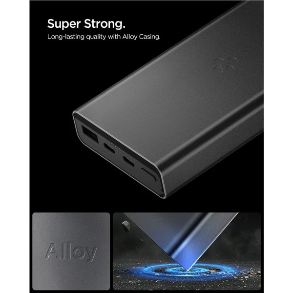 Spigen Essential powerbanka 20000mAh (30W) čierna (EA3020) - Powerbanky - Obrázok b62271c9466743fcbef75bae8adc757d