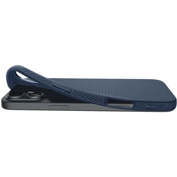 Spigen Liquid Air kryt iPhone 16 navy blue - Puzdra - Obrázok b627a77d9b0643ed82585b9efff6652f