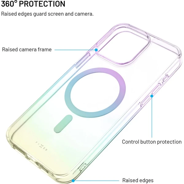 FIXED MagRainbow kryt s MagSafe Apple iPhone 17 Pro Max dúhový - Puzdra - Obrázok b62f1d34fe8a467e969bf4a216850b54