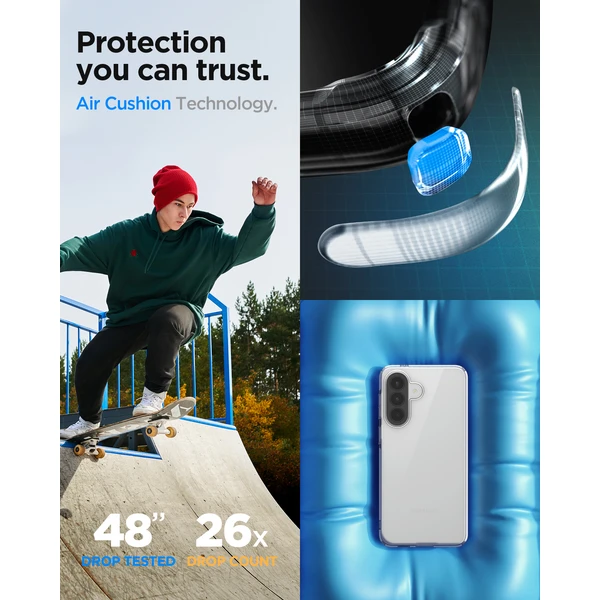 Spigen Liquid Crystal kryt Samsung Galaxy A57 5G krištáľovo priehľadný - Puzdra - Obrázok b634cb22bd23451b9a8459c8cf3b7cba