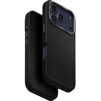 UNIQ Lyden prémiová koženka MagClick MagSafe kryt iPhone 17 Pro Dallas Čierna - Puzdra