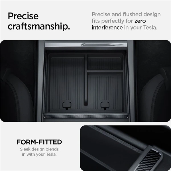 Spigen Console Organizer (Bottom) organizér Tesla Model 3 2024 čierny - Vychytávky - Obrázok b6384ba3bfcd414795be0f701ede6a17