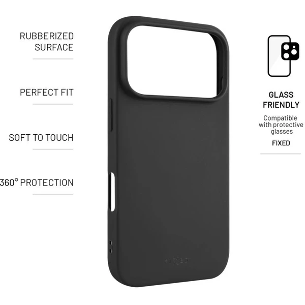 FIXED Story silikónový kryt Apple iPhone 17 Pro čierny - Puzdra - Obrázok b63ca02ad8c1436bb3fa19c05d3b0b07