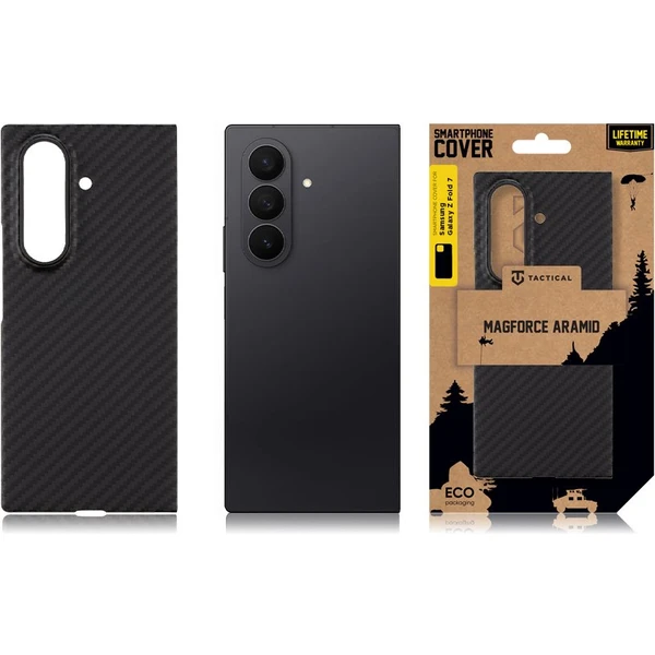 Tactical MagForce Aramid kryt Samsung Galaxy Z Fold 7 čierny - Puzdra - Obrázok b668d0e78290477ead213a9c8885894d
