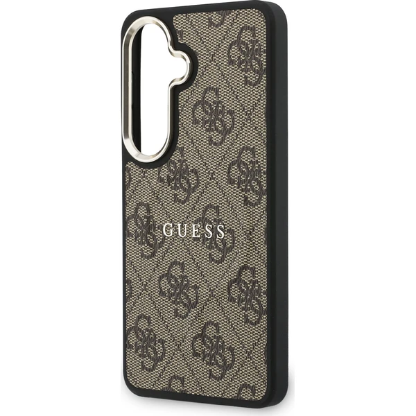 Guess PU Leather 4G Gold Frame Magnetický kryt Samsung Galaxy S26+ hnedý - Puzdra - Obrázok b66eae0483d243ecbb59dcf5150c6518