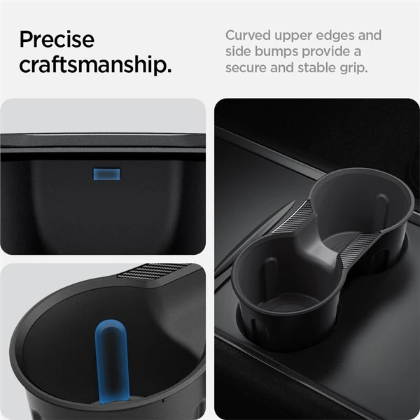 Spigen Center Console Cup Holder Insert Relaxed Grip vložky do držiaka nápojov Tesla Model Y/3 - Držiaky - Obrázok b672f41051414ab1ac606baf2a980f61