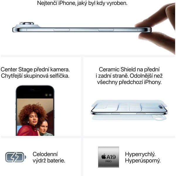 Apple iPhone Air 256GB oblačne biely - Mobilné telefóny - Obrázok b68c7167ea6b40b8bb6b742362215c13