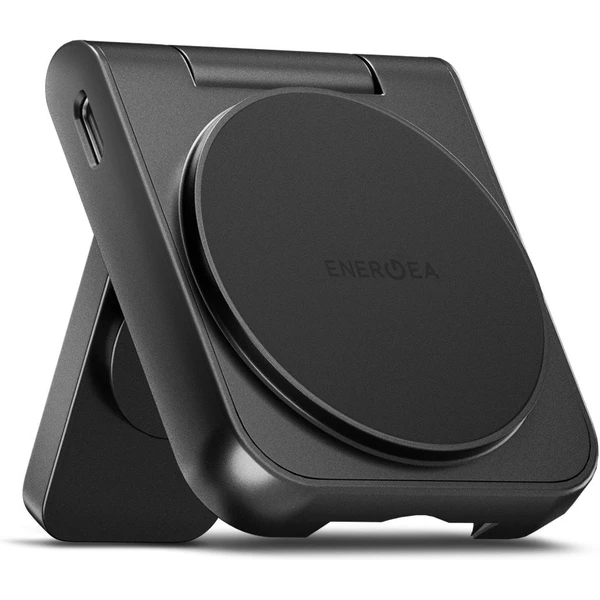 ENERGEA MagDuo 2v1 Foldable (Qi2) MagSafe nabíjačka čierna - Nabíjačky - Obrázok b6ac1598f03b41868881c52077a9d96d