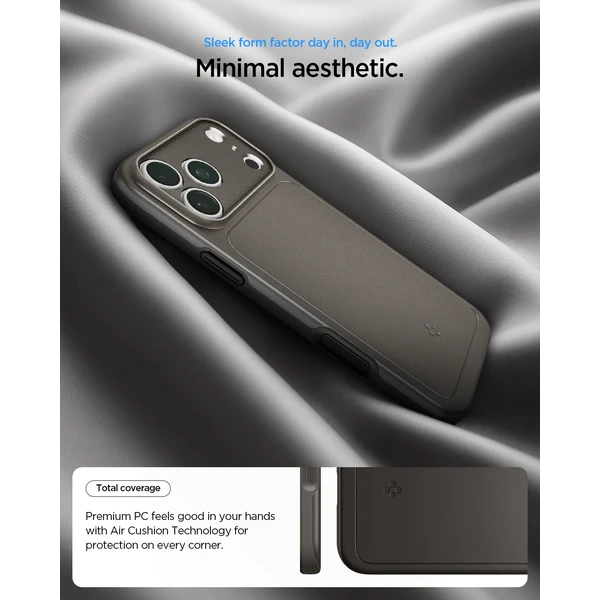 Spigen Thin Fit MagSafe kryt iPhone 18 Pro Max/17 Pro Max gunmetal - Puzdra - Obrázok b6bbf92f87c84d25acb5dcb171833b49