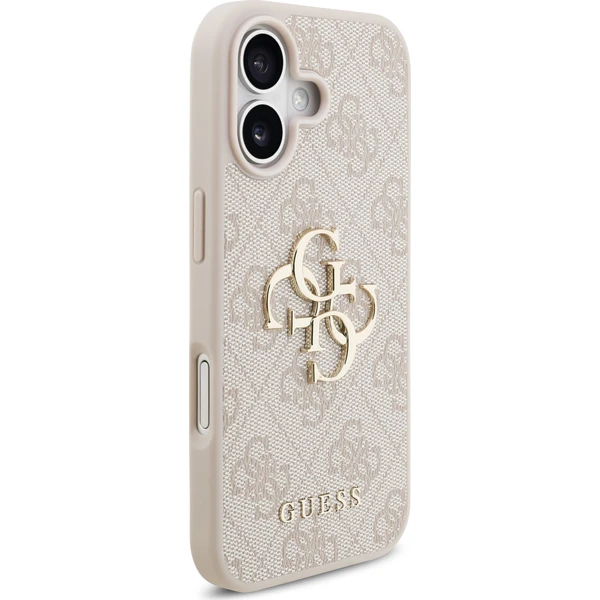 Guess PU 4G Metal Logo kryt iPhone 17 ružový - Puzdra - Obrázok b6c34ad599d8493d91920b4e78c66e12