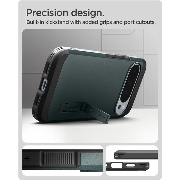 Spigen Tough Armor MagSafe kryt Google Pixel 10 Pro XL zelený - Puzdra - Obrázok b6d1876912374707b130b6b9020af72a