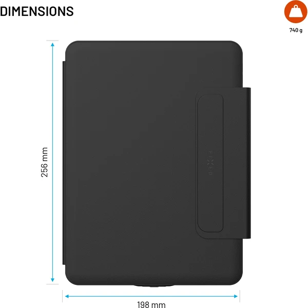 FIXED Typee Enduro puzdro s USB-C klávesnicou iPad Pro 11" (2018-2022)/iPad Air 11" (2020-2026), CZ - Puzdra s klávesnicou - Obrázok b6d4a982e39a47e492a77a15dc194674