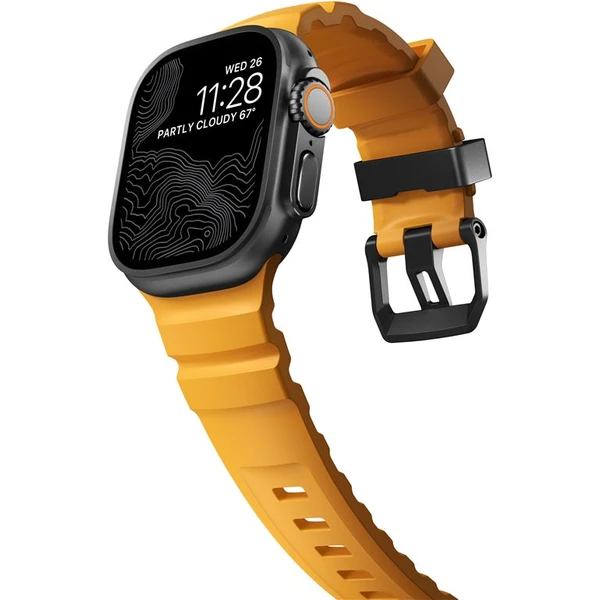 Nomad Rocky Point Band remienok Apple Watch 49/45/44/42mm čierny/oranžový - Remienky - Obrázok b6da86834e174f7fa26d2927ec9630f6