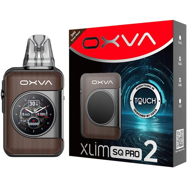 OXVA Xlim SQ Pro 2 Pod Kit Brown Wood - Elektronické cigerety - Obrázok b6f0f38871714e6098afd858c50c6abf