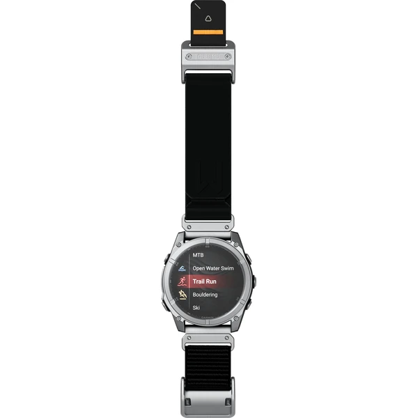Aulumu C11 Mag-Buckle Slim remienok Garmin Watch (QuickFit 26mm) Strieborná spona/Čierny remienok - Remienky - Obrázok b6f8aebc81b94420a4b0c60803cb656a