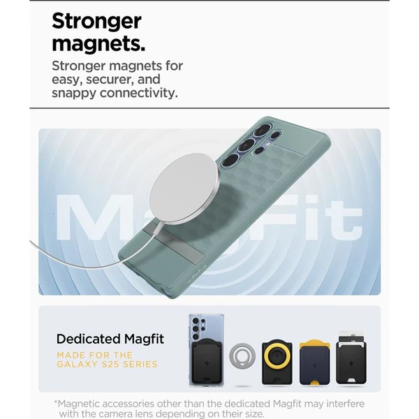 Spigen Parallax MagSafe kryt Samsung Galaxy S25 Ultra zelený - Puzdra - Obrázok b707c1e052404c1881e70757a5c53a72