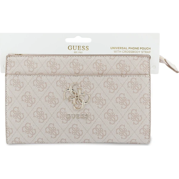 Guess PU 4G Metal Logo kabelka na telefón ružová - Crossbody - Obrázok b70c662a26534ee8accca38e3e2bf3d5